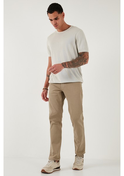 Pamuklu Comfort Fit Normal Bel Boru Paça Jeans Erkek Kot Pantolon 4412C19TEXAS fırsatları