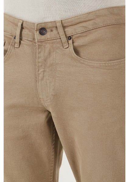 Pamuklu Comfort Fit Normal Bel Boru Paça Jeans Erkek Kot Pantolon 4412C19TEXAS