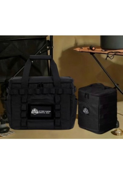 Gr1 Black 2’li Kamp Malzeme Çantası Seti