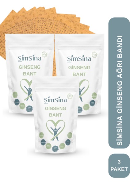 Doğal Ginseng Bandı ile Anında Konfor ve Kalıcı Etki 75 Adet Ginseng Bant