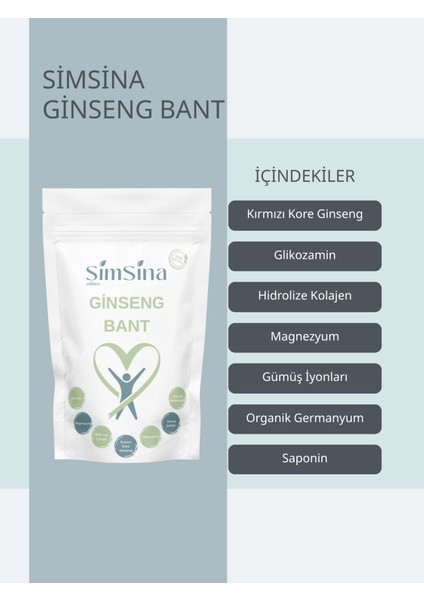 Doğal Ginseng Bandı ile Anında Konfor ve Kalıcı Etki 75 Adet Ginseng Bant fiyatları