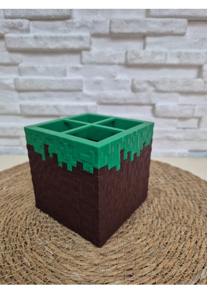 Minecraft Blok Temalı Kalemlik