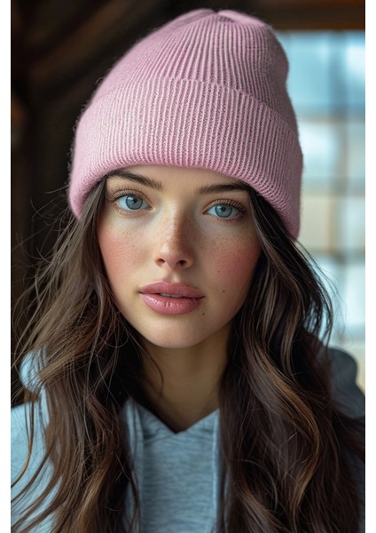 Unisex Toz Pembe Bere