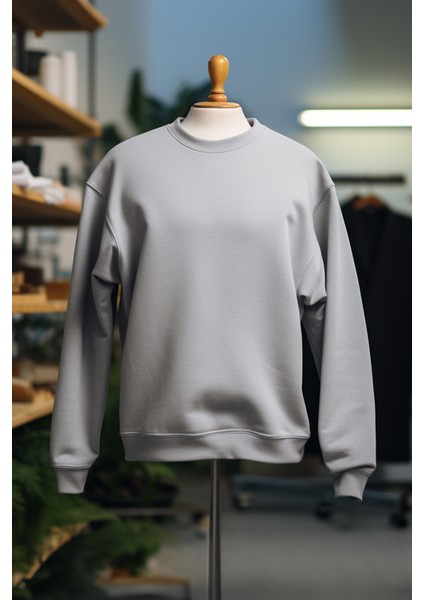Unisex Gri Sweatshirt L modelleri