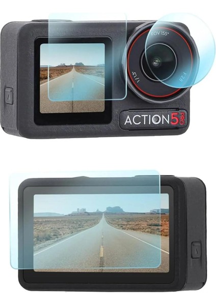 Djı Osmo 5 Pro ile Uyumlu Ekran Koruyucu Uyumlu 9h Nano