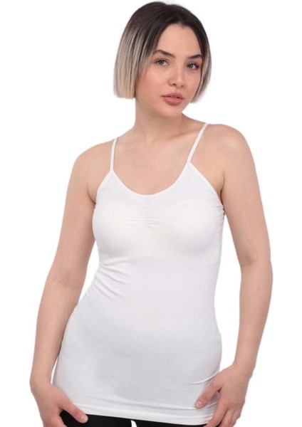 Layza Form Dikişsiz Atlet 14006 | Beyaz