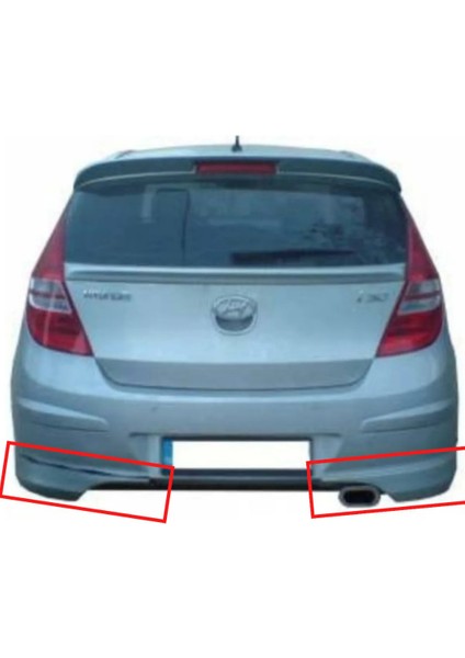 Hyundai I30 2009-2012 Arka Tampon Flap (( Boyasız ))