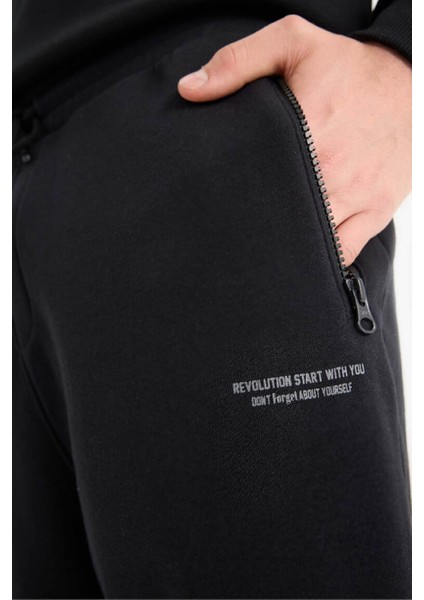 Regular Fit Jogger Siyah Erkek Pantolon Y5511AZ/BK81 indirimleri