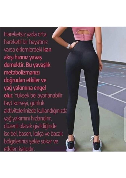 ıncelten tayt, 2 beden ıncelten beli agraflı extra yüksek bel korse tayt fırsatları