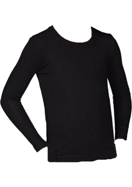 Ana Kuzusu Kız Çocuk Termal Üst Içlik 8-10 Yaş Siyah