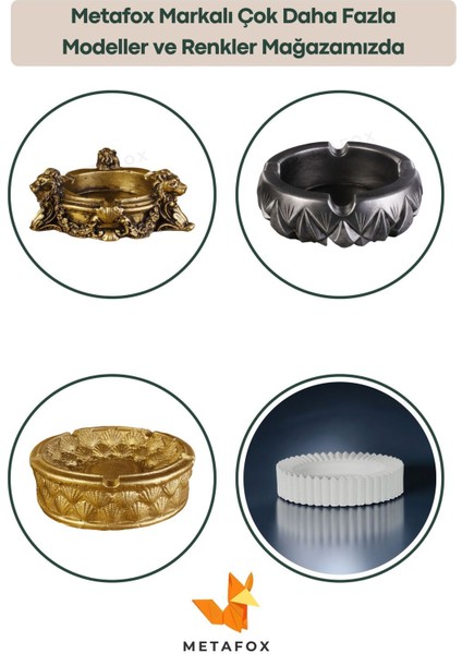 Tezgah Üstü Dekoratif Dik Kaşıklık Gold Renk Model 11