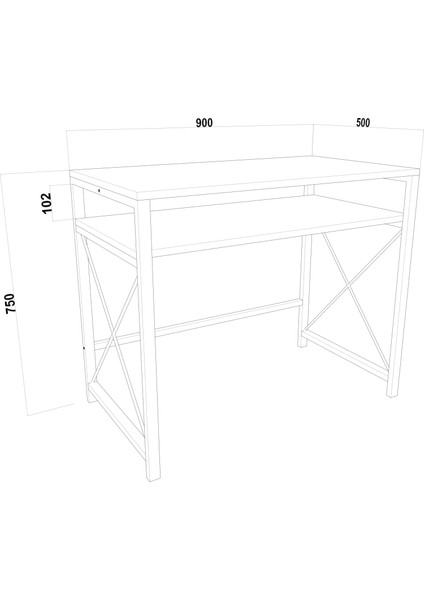 Diago Raflı Çalışma Masası modelleri