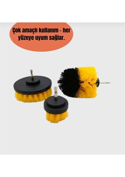 Temizlik Fırçası 3 Parça – Matkap Uyumlu, Zorlu Kir Temizleyici 3’lü Set Lenox Tools modelleri