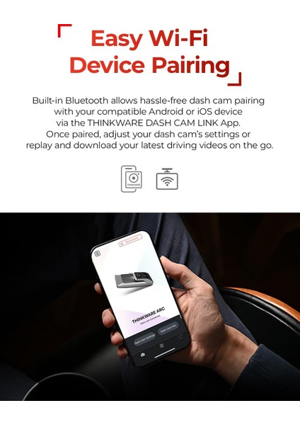 Alman Kalitesi Thınkware Arc 1440P Çift Kameralı Araç Kamerası Wi-Fi & Süper Gece Görüşü fiyatları