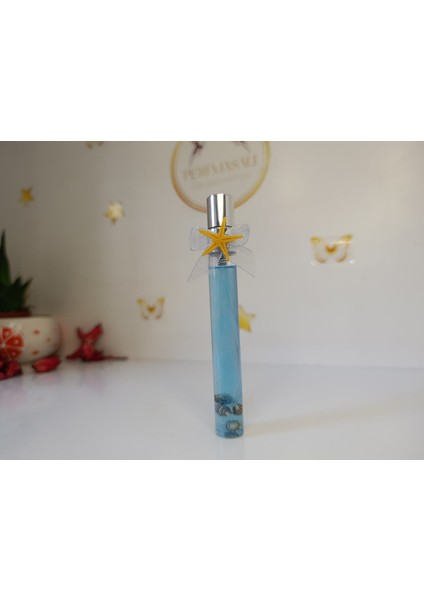 Mavili Parfüm Şişesi Söz, Nişan, Düğün, Kına, Nikah,hediyelik -15 Adet