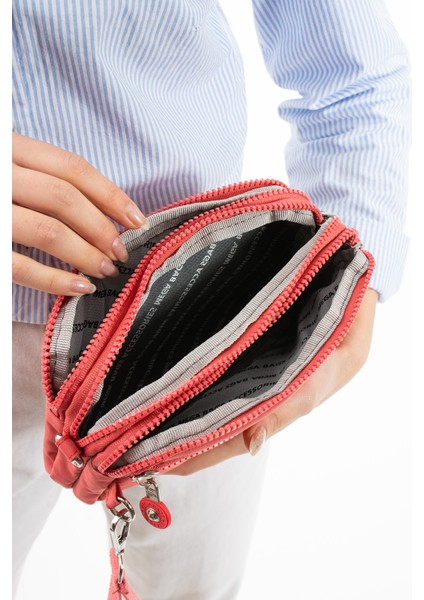 Unisex Cüzdan, 4 Gözlü, Telefonluk, Orjinal Crinkle Kumaş, Çapraz Askılı Omuz Çantası, 20X12CM fiyatları