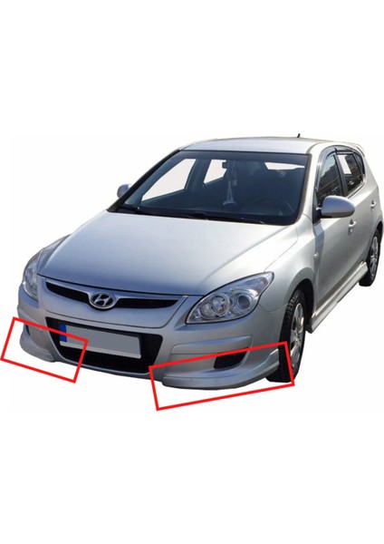 Hyundai I30 2009-2012 Ön Tampon Flapları (( Boyasız ))