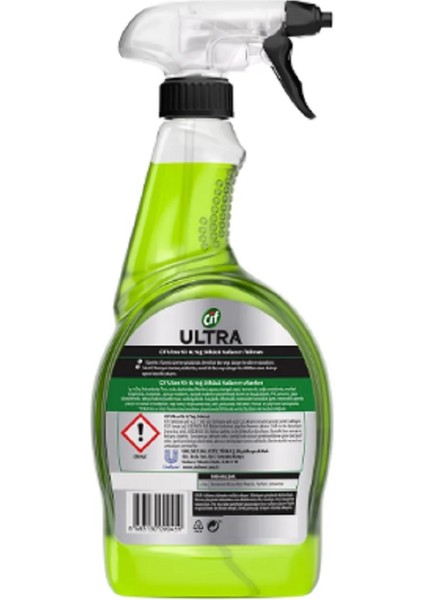Ultra Sprey Sakura Parfüm 750 ml X2 + Cif Ultra Anında Etki Kir Yağ Çözücü 750 ml X2 fırsatları