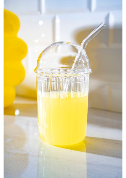 Lumis pipetli cam Bardak - 400 ml