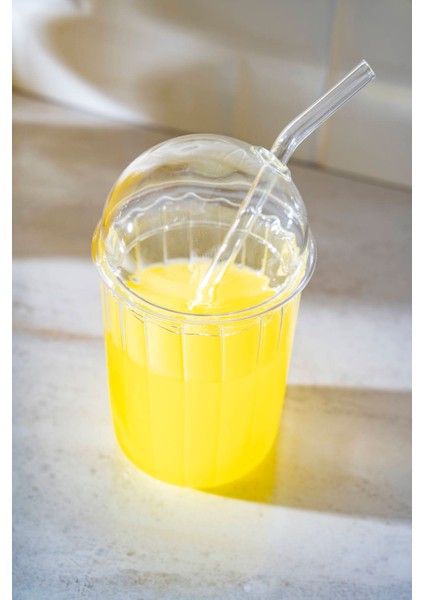 Lumis pipetli cam Bardak - 400 ml fiyatları