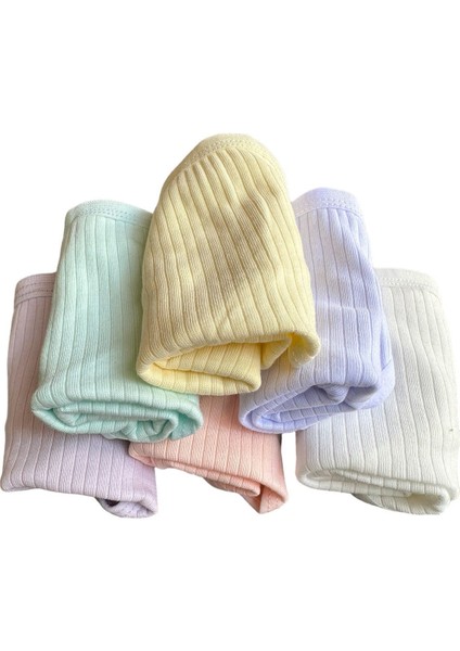 6'lı Fitilli Kız Cocuk Pastel Renk Pamuklu Boxer fırsatları