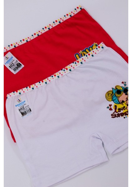 Kız Çocuk Baskılı Likralı Ikili Boxer fiyatları