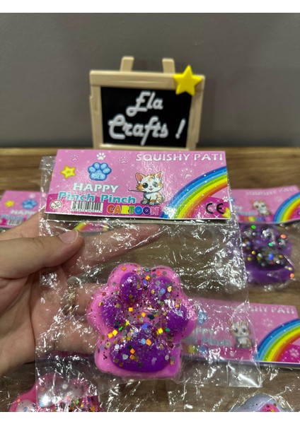 Pati Şeklinde Squishy Oyuncağı | Sevimli Tasarım