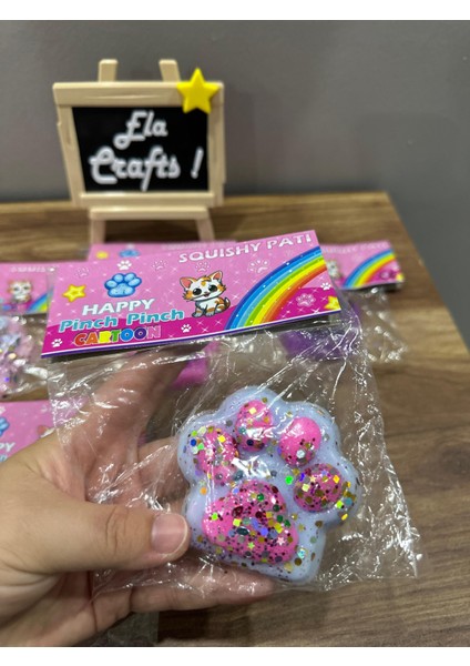 Pati Şeklinde Squishy Oyuncağı | Sevimli Tasarım