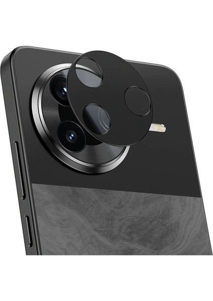 Xiaomi Poco F7 Ultra ile Uyumlu Kamera Lens Koruma Halkası Siyah - FC377
