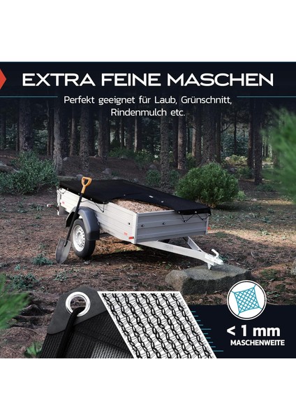 Ince Ilmikli Römork Ağı 2x4 M, Güçlendirilmiş Yük Emniyet Ağı, Alman Üretimi fırsatları