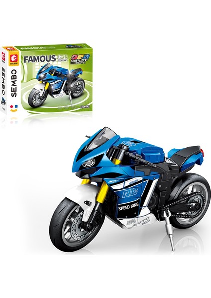 Yamaha Yzf R1 Motosiklet 222 Parça Yapı Bloğu Seti