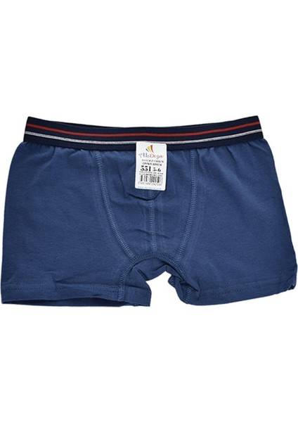 Aldeza 551 Düz Erkek Çocuk Boxer 12'li modelleri