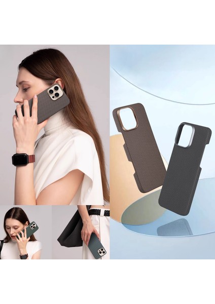 Apple iPhone 15 Pro Max Uyumlu NT-N075 Kevlar Karbon Arka Koruma Kılıf fırsatları