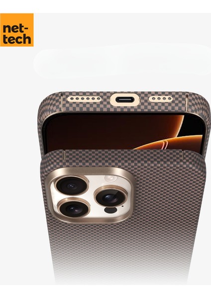 Apple iPhone 15 Pro Max Uyumlu NT-N075 Kevlar Karbon Arka Koruma Kılıf indirimleri