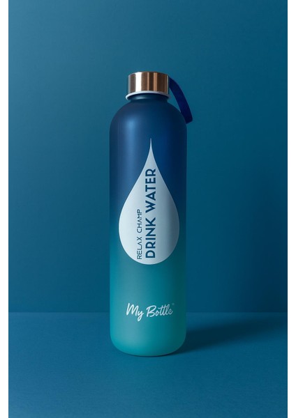 1 L Renk Geçişli Cam My Bottle Matara