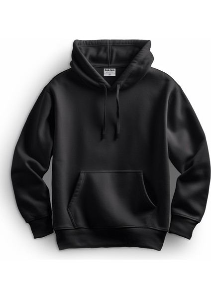 Erkek Siyah Kapüşonlu Sweatshirt L fiyatları