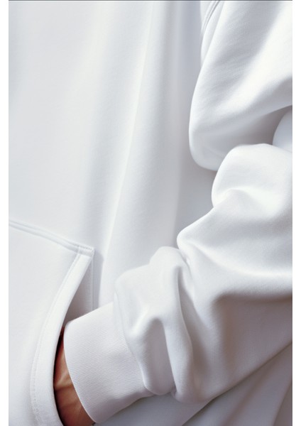 Erkek Beyaz Kapüşonlu Sweatshirt S modelleri