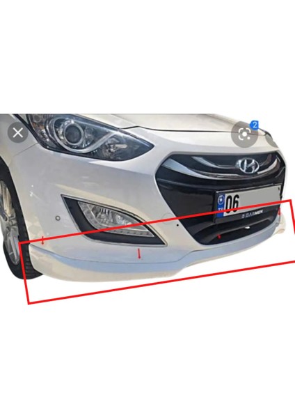 Hyundai I30 2013-2016 Ön Tampon Eki (( Boyasız ))