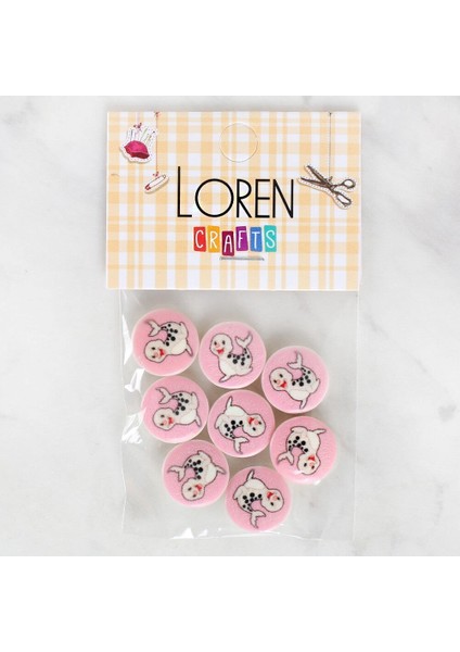 Crafts 8'li Fok Düğme - 1037