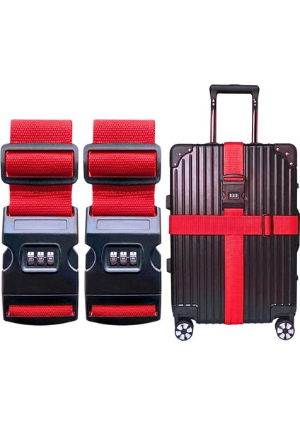 Şifreli Valiz Kemeri Ayarlanabilir Bavul Kemeri Valiz Kilidi