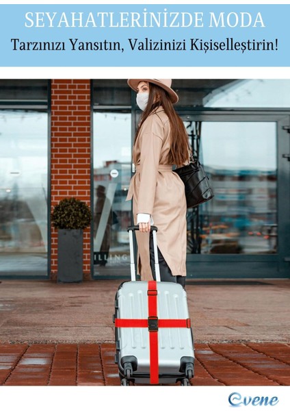 Şifreli Valiz Kemeri Ayarlanabilir Bavul Kemeri Valiz Kilidi