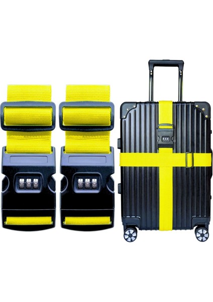 Şifreli Valiz Kemeri Ayarlanabilir Bavul Kemeri Valiz Kilidi