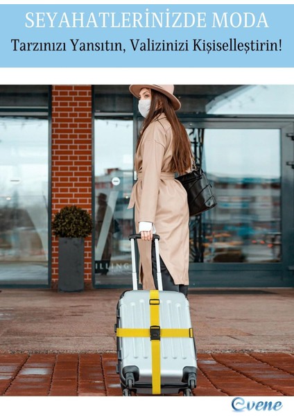 Şifreli Valiz Kemeri Ayarlanabilir Bavul Kemeri Valiz Kilidi