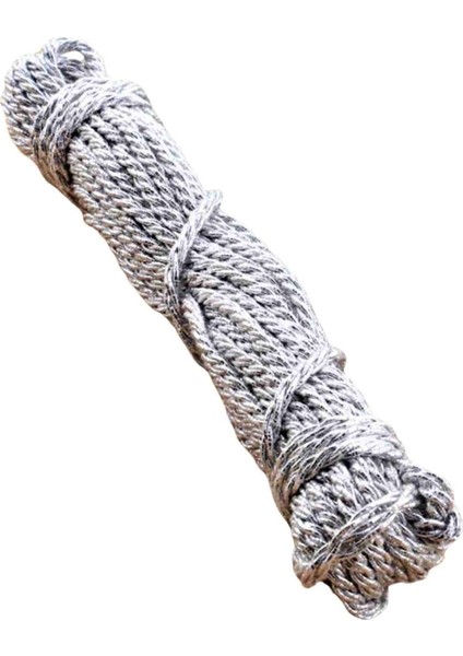 Kordon İp 5 mm Gümüş