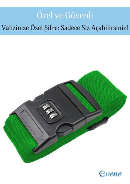 Şifreli Valiz Kemeri Ayarlanabilir Bavul Kemeri Valiz Kilidi