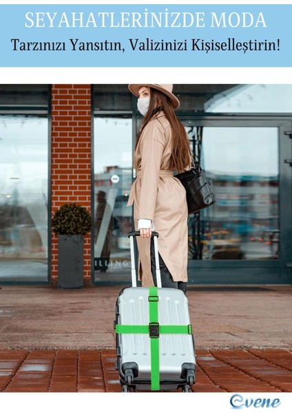 Şifreli Valiz Kemeri Ayarlanabilir Bavul Kemeri Valiz Kilidi