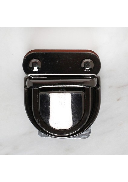 Metal Çanta Kilidi Büyük Siyah