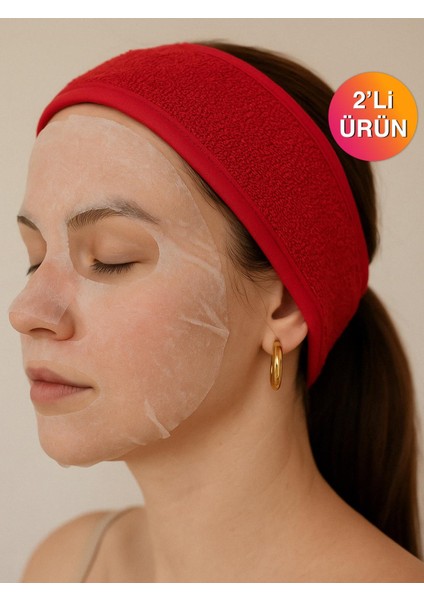 CottonVerse 2'li Havlu Saç Bandı – %100 Pamuk ve Süper Emici