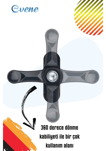 Pencere Emniyet Kilidi Güvenlik Düğmeli Metal Kilit Antrasit Rengi 5 Adet