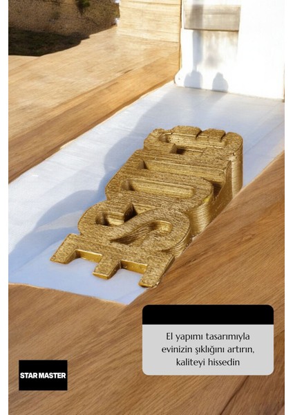 Kapı Takozu Kapı Tutacağı Kapı Stoperi Kapı Durdurucu Altın Eskitme Model 1